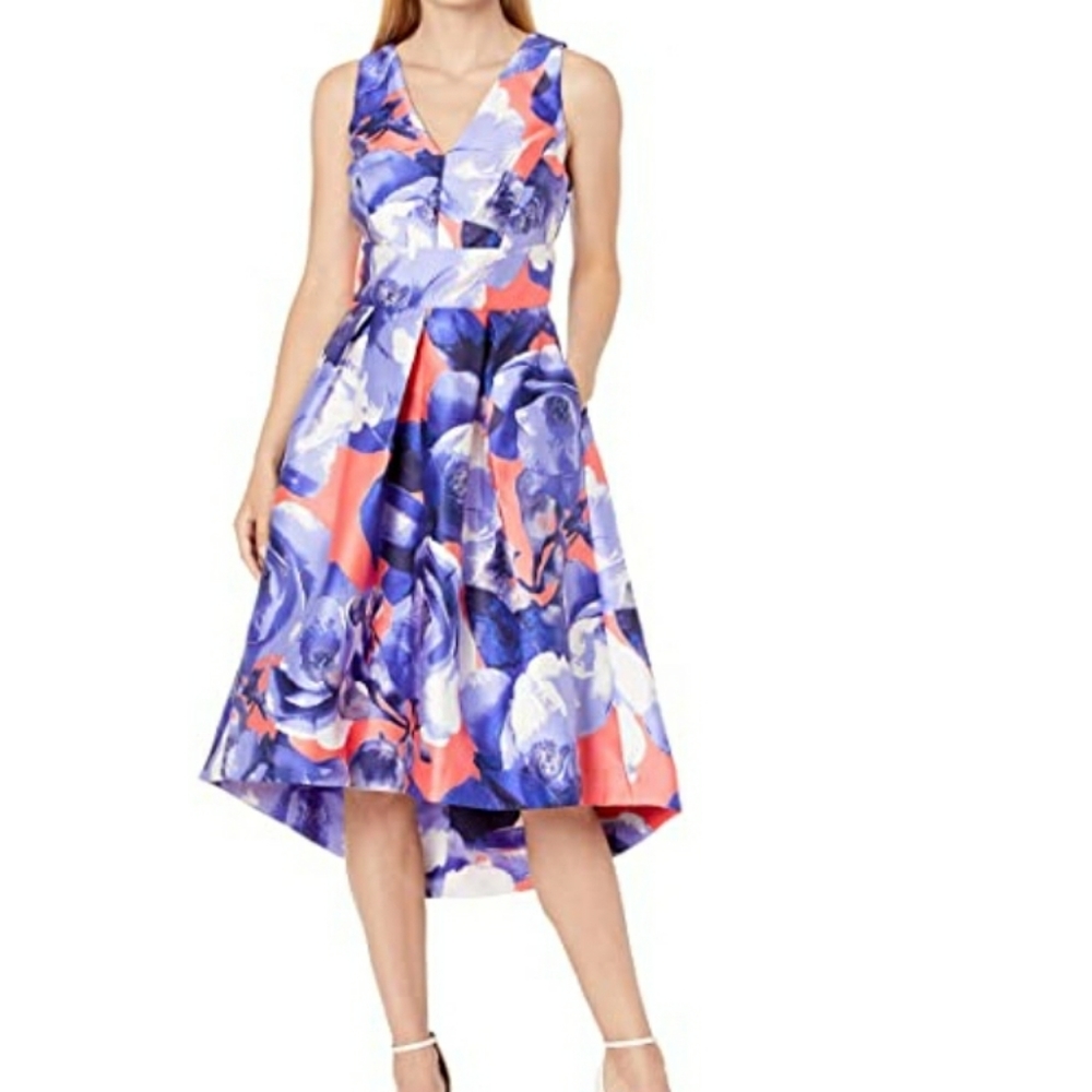 Sangria dress high low size 12 floral print